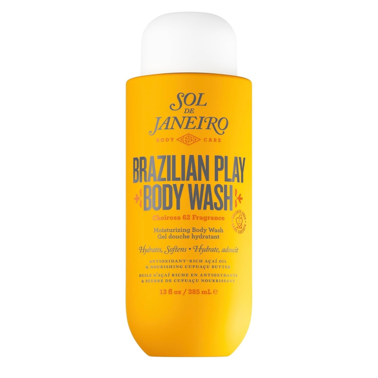 Gel cremos pentru dus Sol de Janeiro, Brazilian 4Play, 385 ml