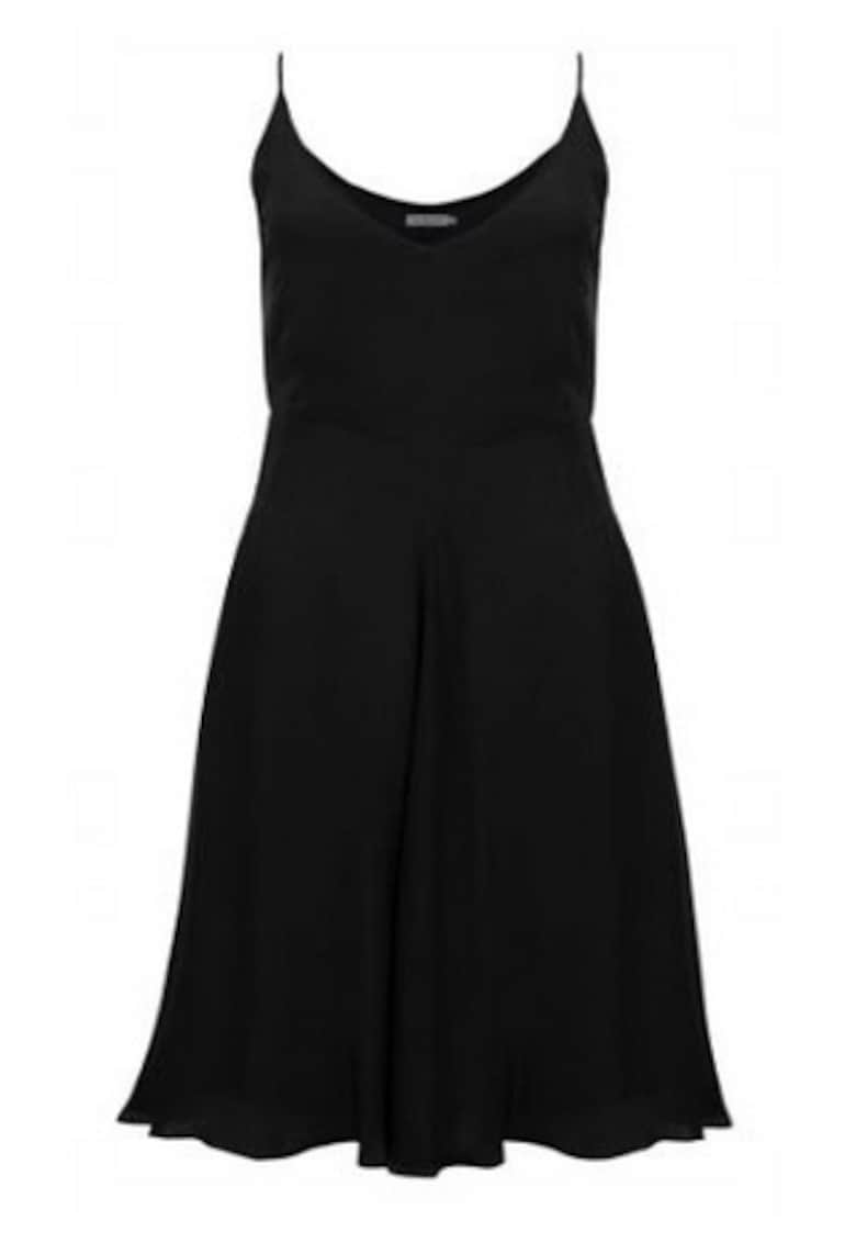 Rochie uni evazata -
