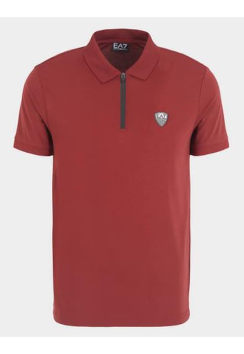 Tricou polo  viscoza - burgundia - regular