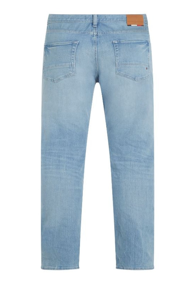 Blugi slim cu aspect decolorat