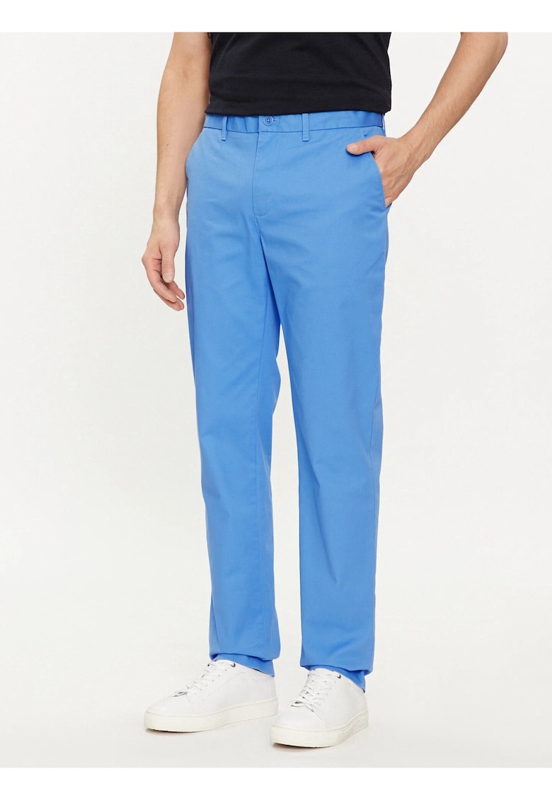 Pantaloni regular fit cu talie medie