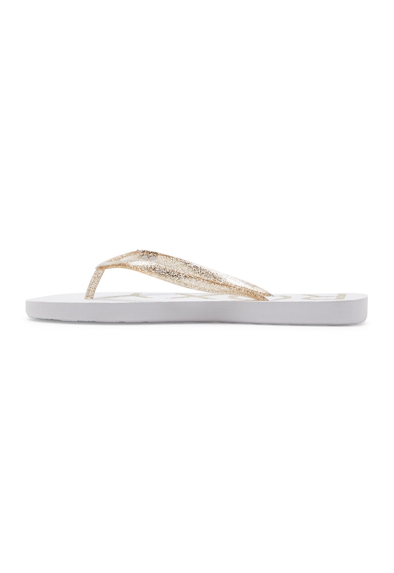 Papuci flip-flop stralucitori Viva - Auriu