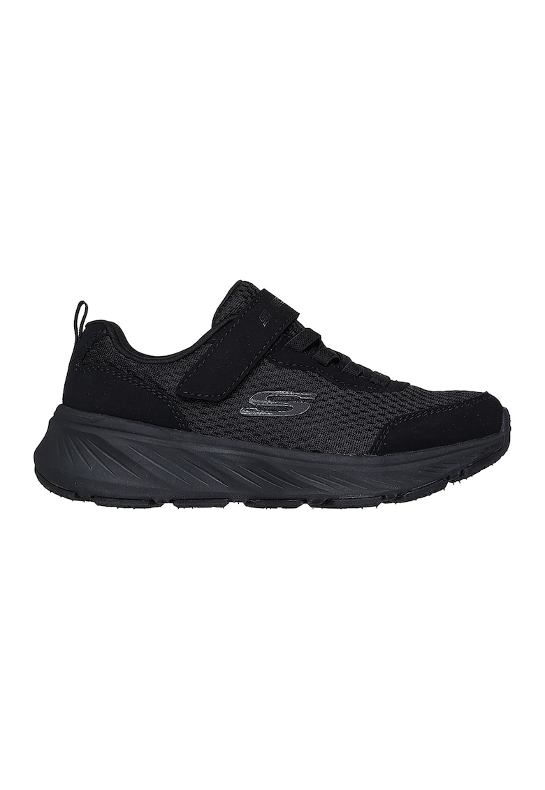 Pantofi sport Edgeride din plasa cu inchidere velcro - Negru/Negru stins