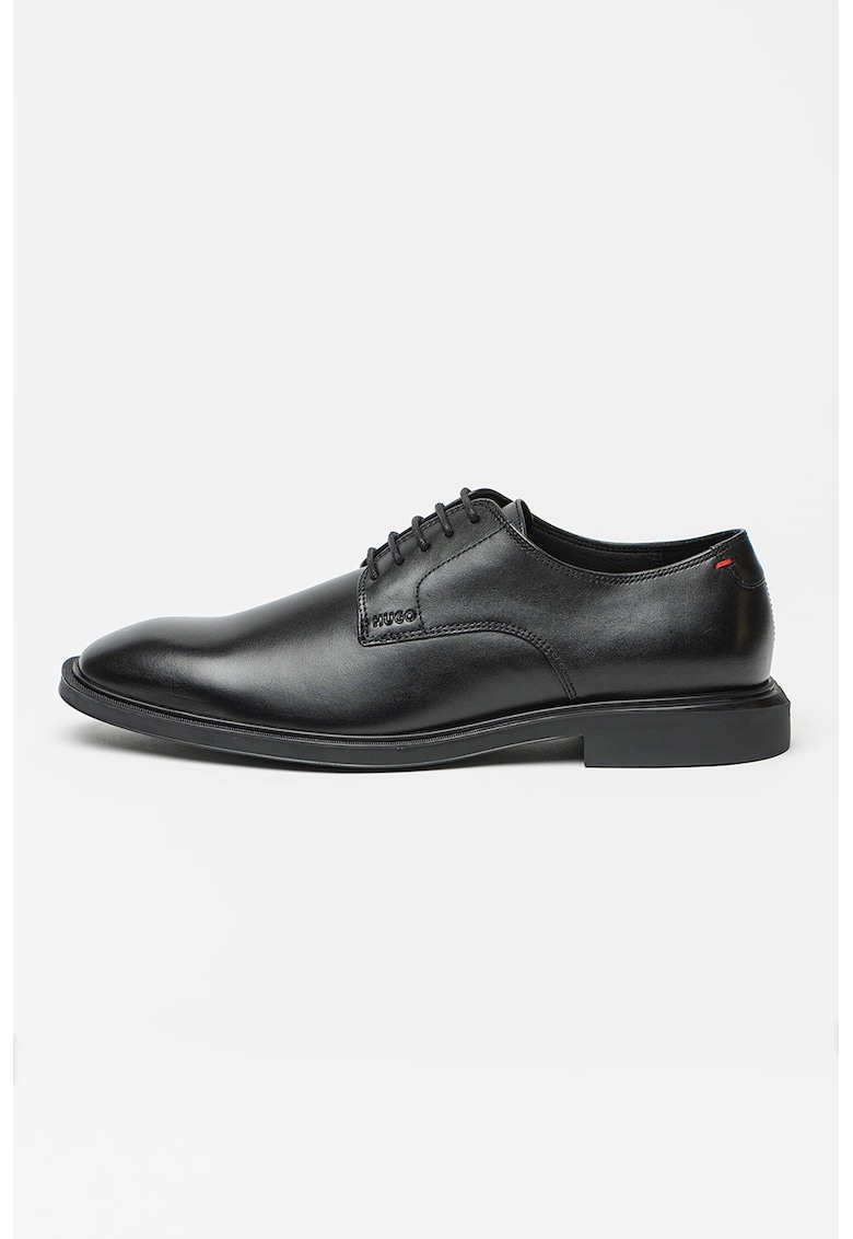 Pantofi derby din piele Gryff - Negru