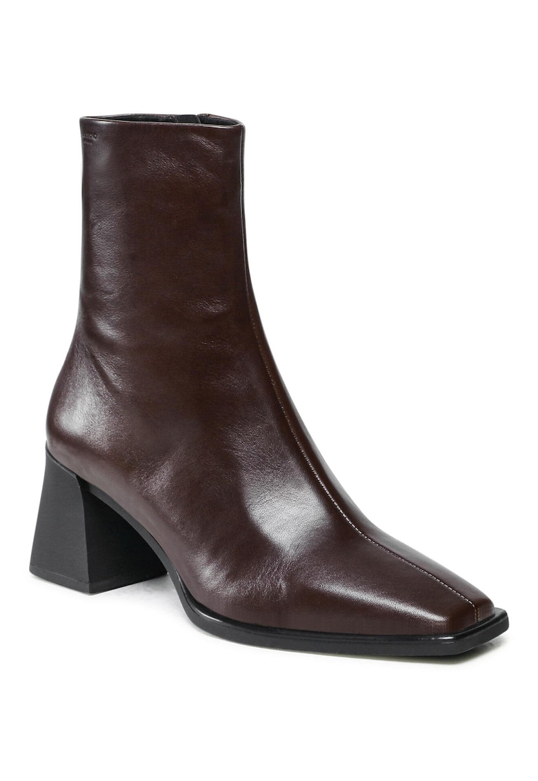 Botine de dama  piele naturala maro - Maro