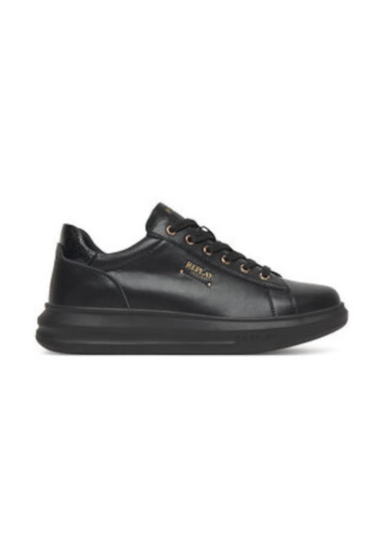 Tenisi dama 305642943 -  Piele naturala - Negru