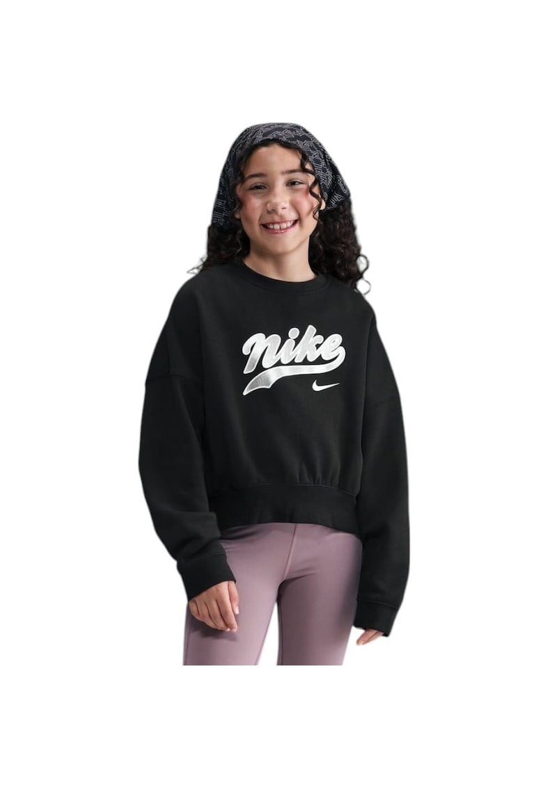 Bluza  Trend Fleece Crop 47408 - Negru