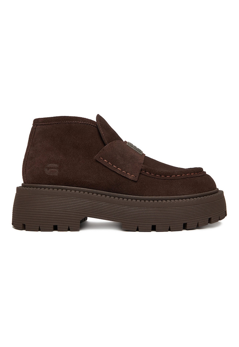 Ghete de dama pana la glezna - G Star Raw - 5906751314050 - piele naturala - maro