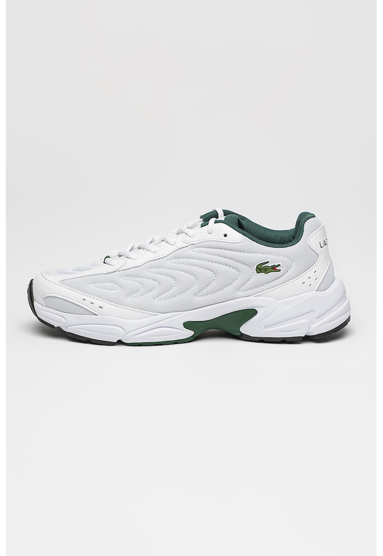 Pantofi sport cu detalii logo Storm - Alb optic/Verde aquamarin