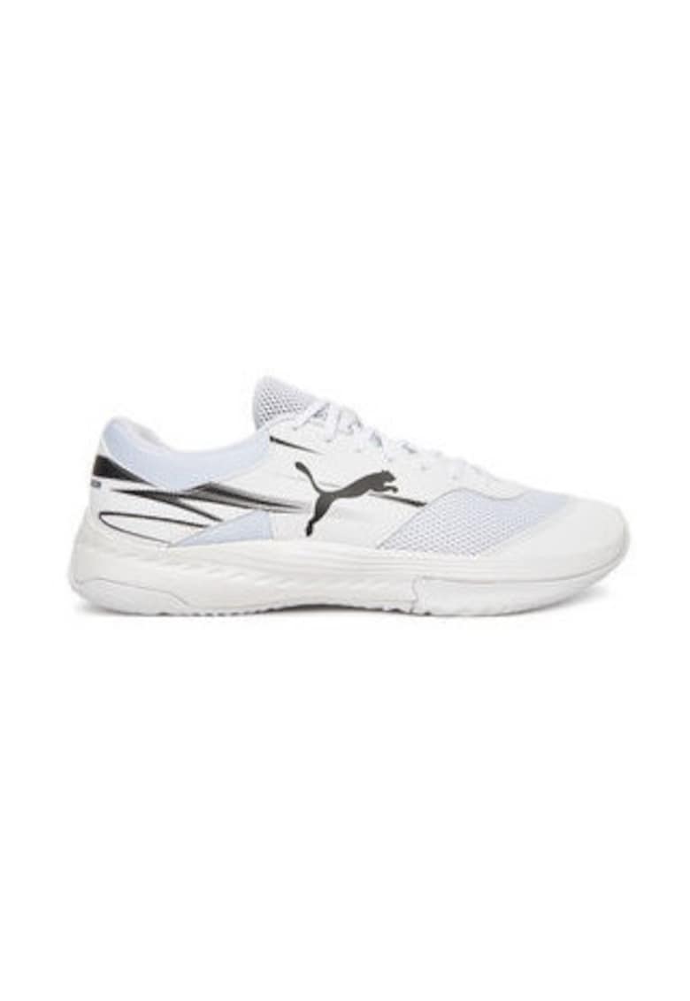 Pantofi sport barbati  alb/negru - material textil