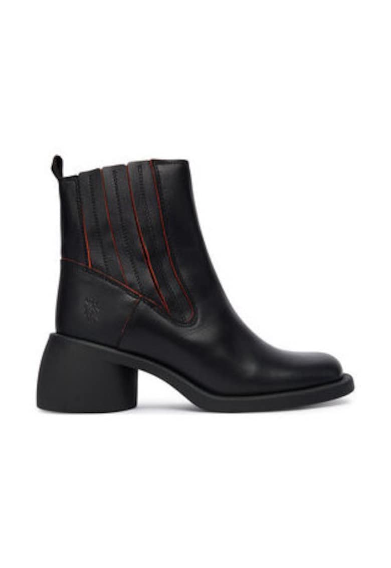 Ghete dama pana la glezna -  305622471 - piele naturala - negru