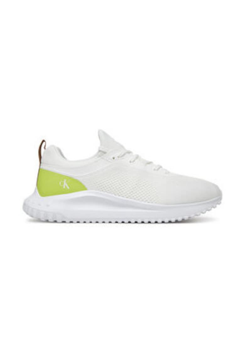 Pantofi barbatesti -  alb - material textil