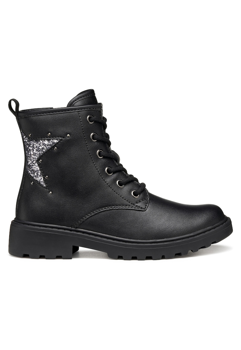 Ghete pentru fete -  305322500 - piele ecologica - negru