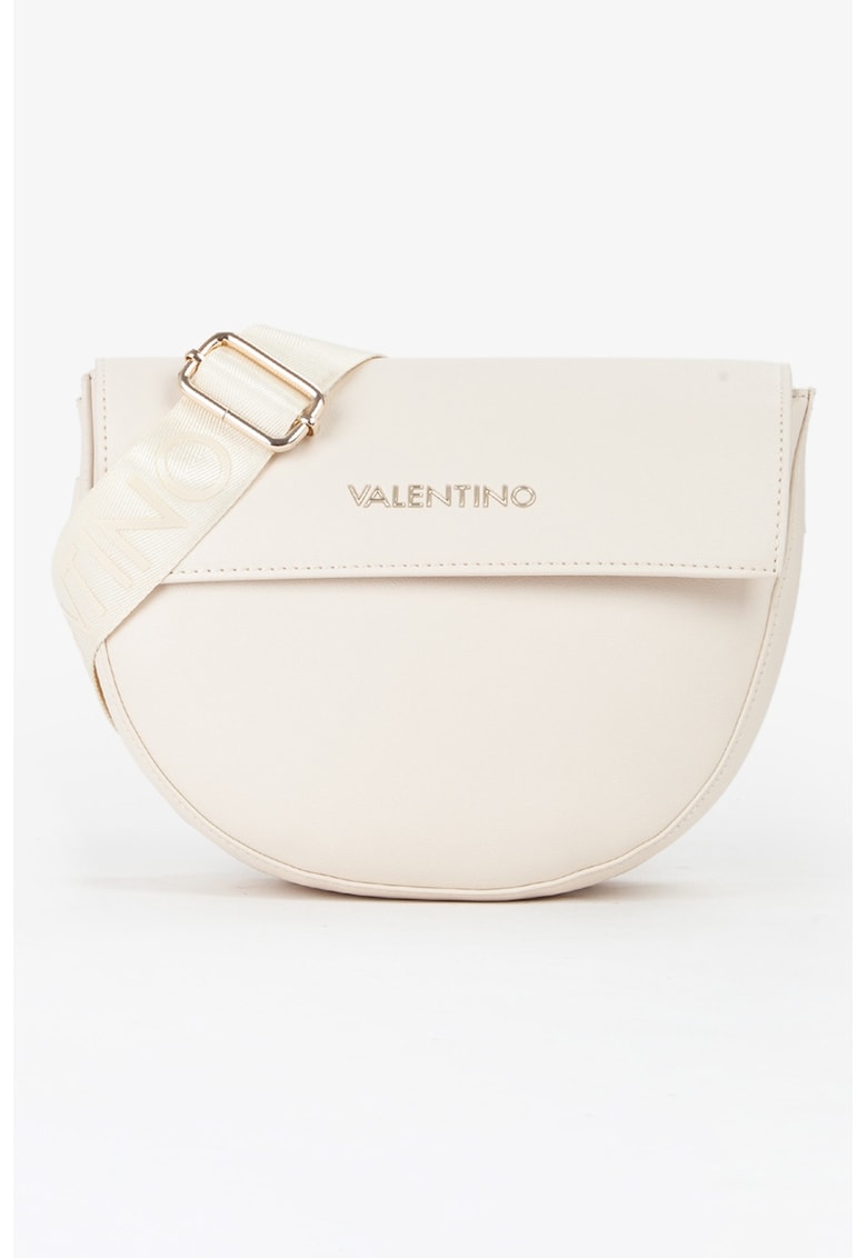 Geanta crossbody de piele ecologica cu bareta detasabila Bigs - Alb fildes