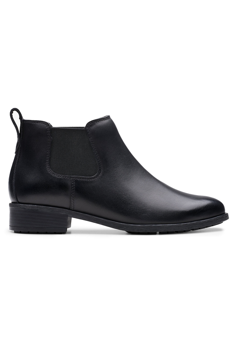 Ghete Chelsea pentru femei -  304163326 - piele naturala - negru -