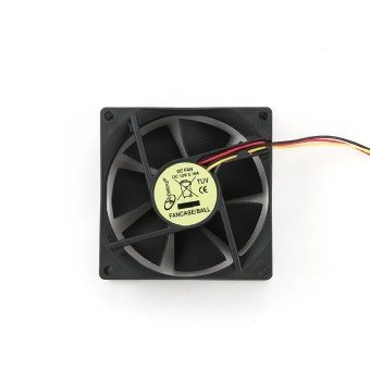 Ventilator carcasa FANCASE/BALL 80 mm Negru
