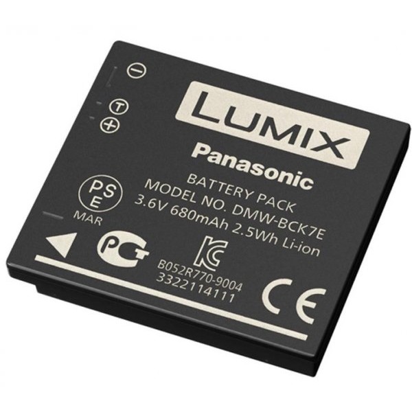 Acumulator Panasonic DMW-BCK7E, Li-ion 680mAh