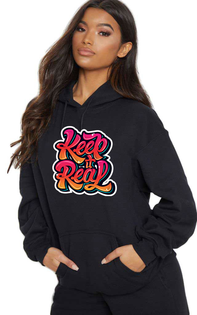 Oferte la Hanorac dama negru - Keep it real