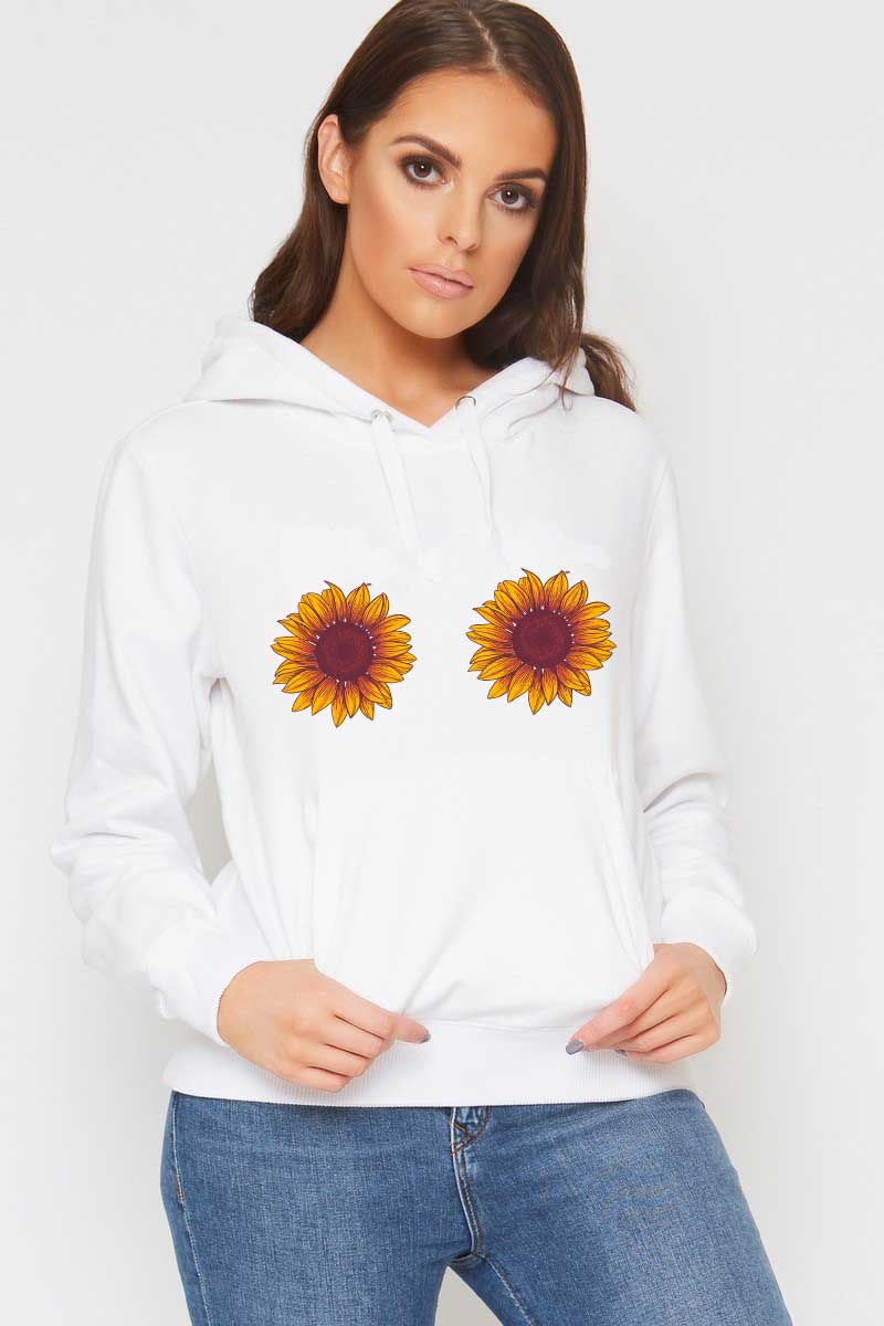 Oferte la Hanorac dama alb - Sunflower