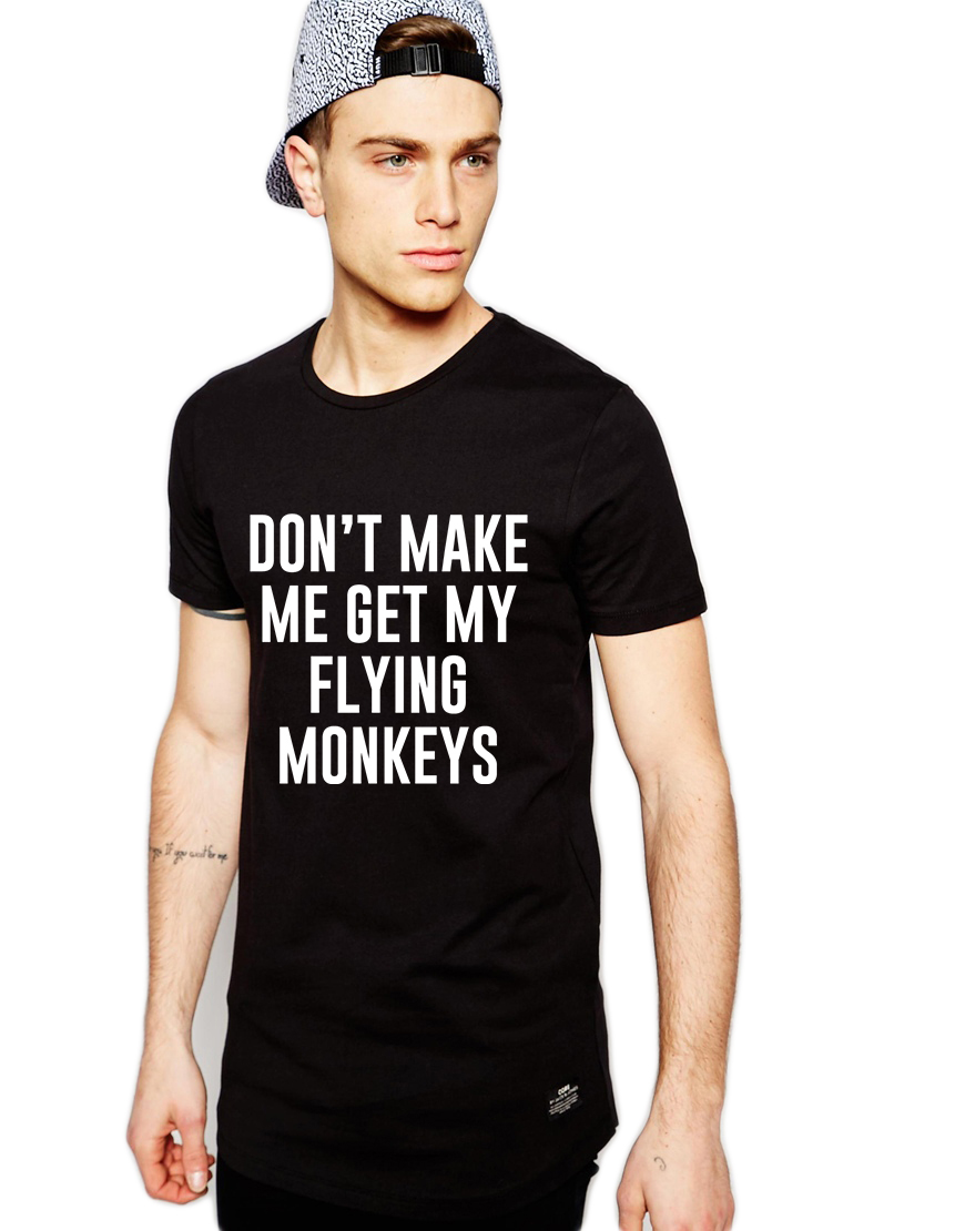 Oferte la Tricou negru barbati - Flying  Monkeys