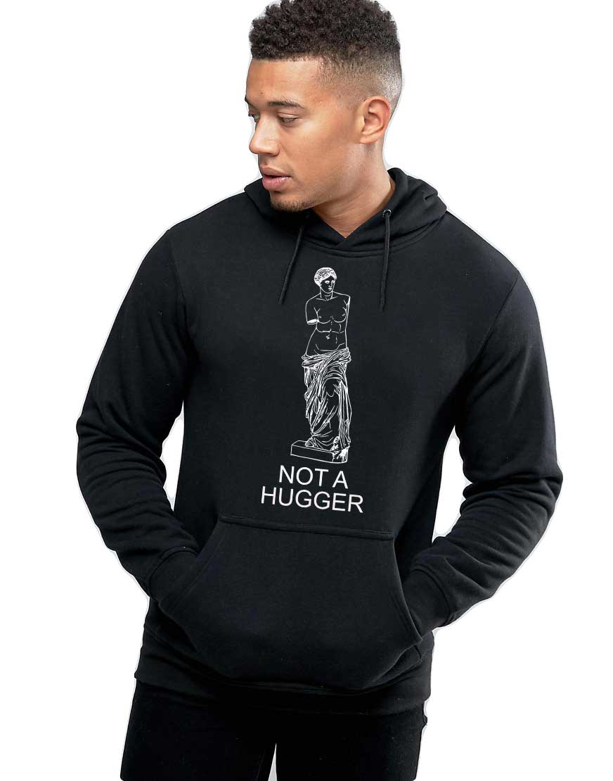 Oferte la Hanorac Barbati Negru - Not a hugger