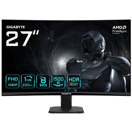 Monitor GS27FCA 27inch Full-HD 200Hz VA-Panel Adaptive-Sync Negru