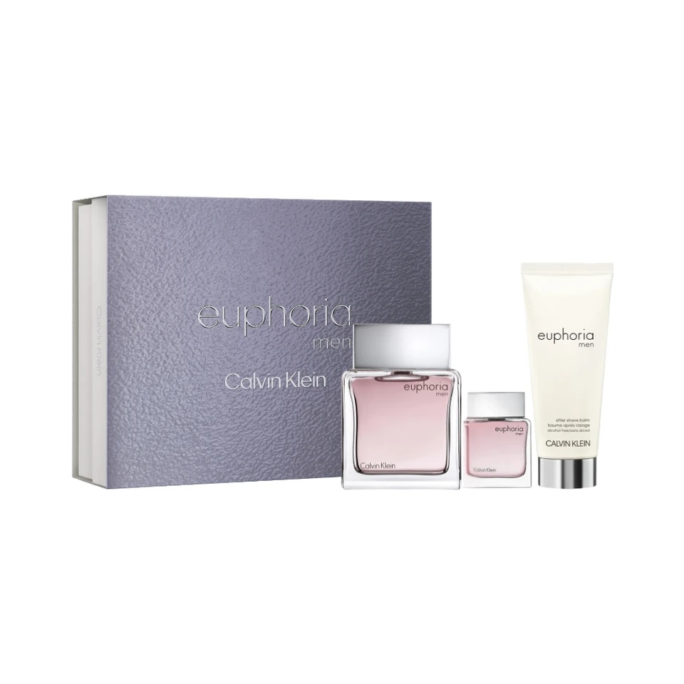 Set Calvin Klein Euphoria Men Apa de toaleta 100ml + Apa de toaleta 15ml + After shave 100ml (Continut set: 100 ml Apa de Toaleta + 15 ml  Apa de Toaleta + 100 ml After Shave Balsam)