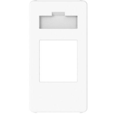 Adaptor Gol pentru Conectori de Date Gewiss System Pura GWC20270, Tip Keystone / AMP, 1 Modul, Alb Lucios