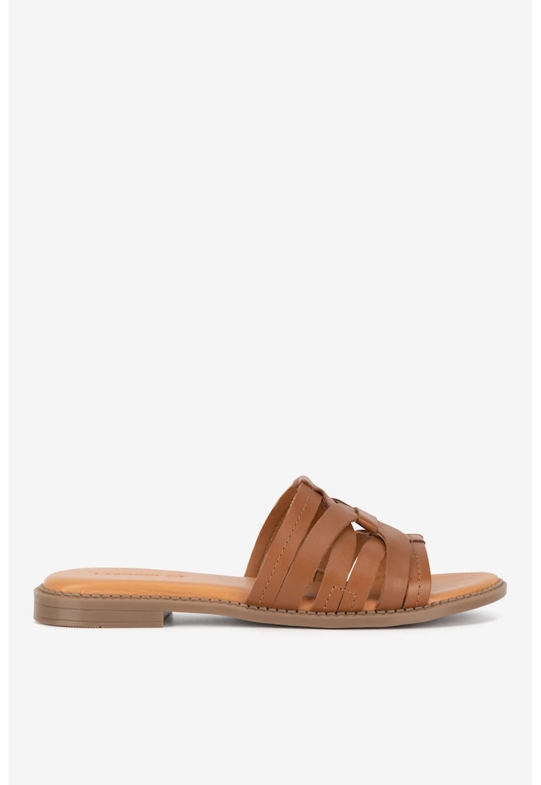 Papuci dama  5905588604082 - Piele naturala - Maro - Maro