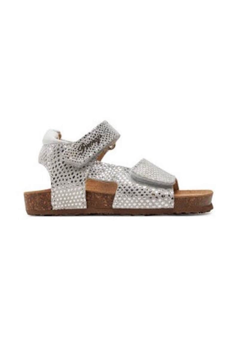 Sandale fete  304025389 - Piele naturala - 25 EU - Argintiu