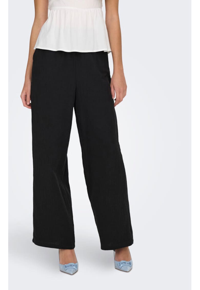 Pantaloni dama -  303603472 - Bumbac organic - Negru