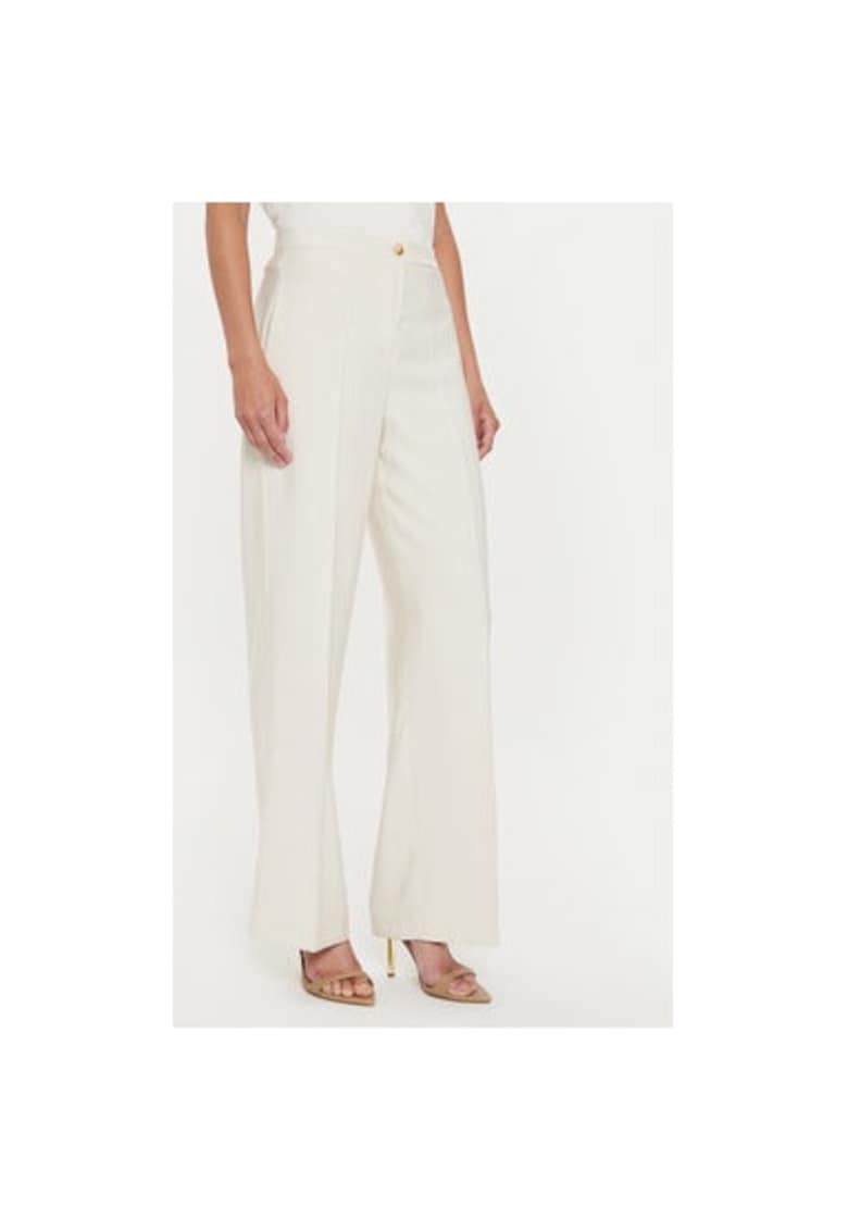 Pantaloni dama -  304573873 - Viscoza - Bej - Bej