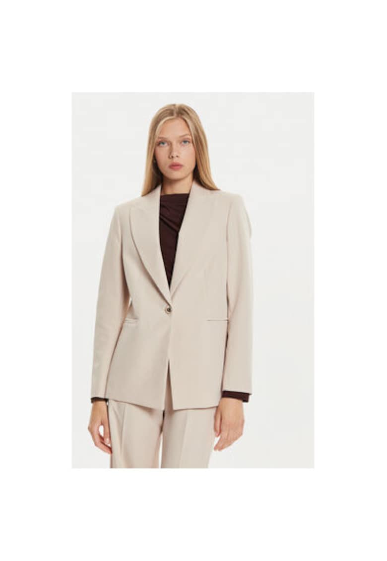 Sacou dama -  304749728 - Poliester - Bej - Bej