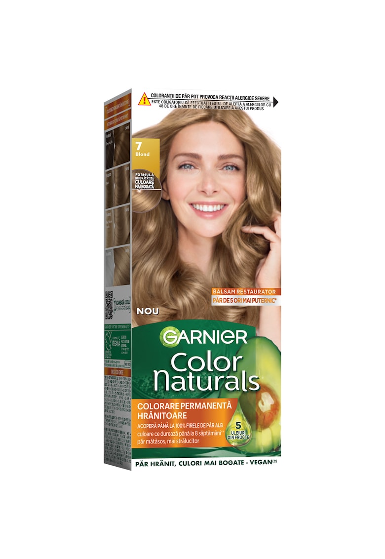 Vopsea de par permanenta cu amoniac  Color Naturals - 110 ml - Blond