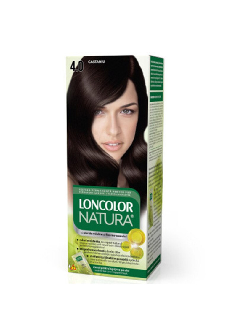 Vopsea de par permanenta  Natura - 100 ml - 4.0