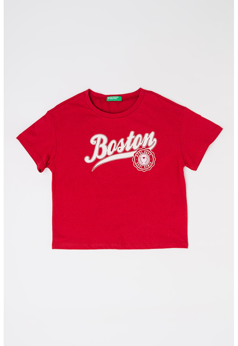 Tricou cu text - Rosu