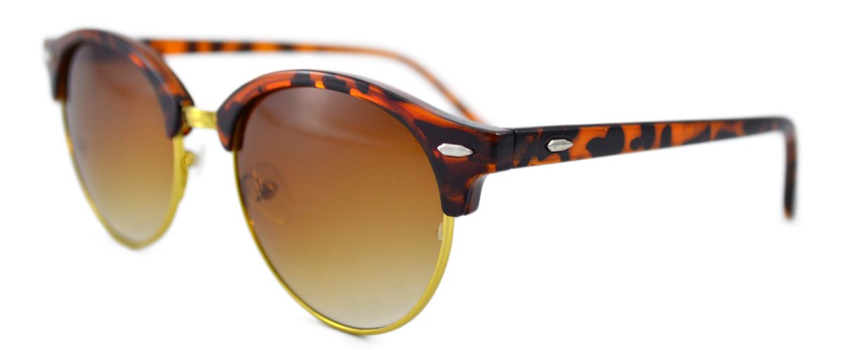 Oferte la Ochelari de soare Clubmaster Retro II Maro - Maro Leopard