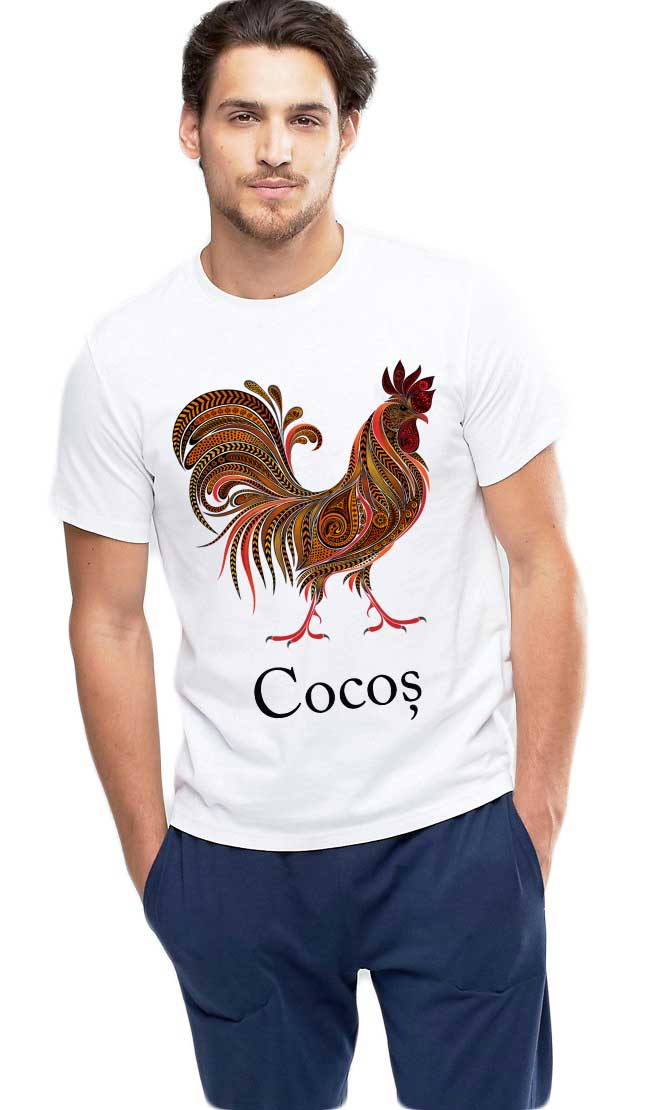 Oferte la Tricou barbati alb - Cocos