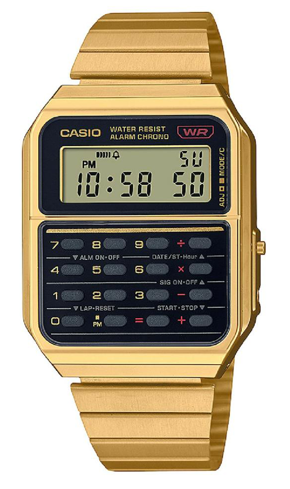 Oferte la Ceas Casio, Vintage Edgy Calculator CA-500WEG-1AEF