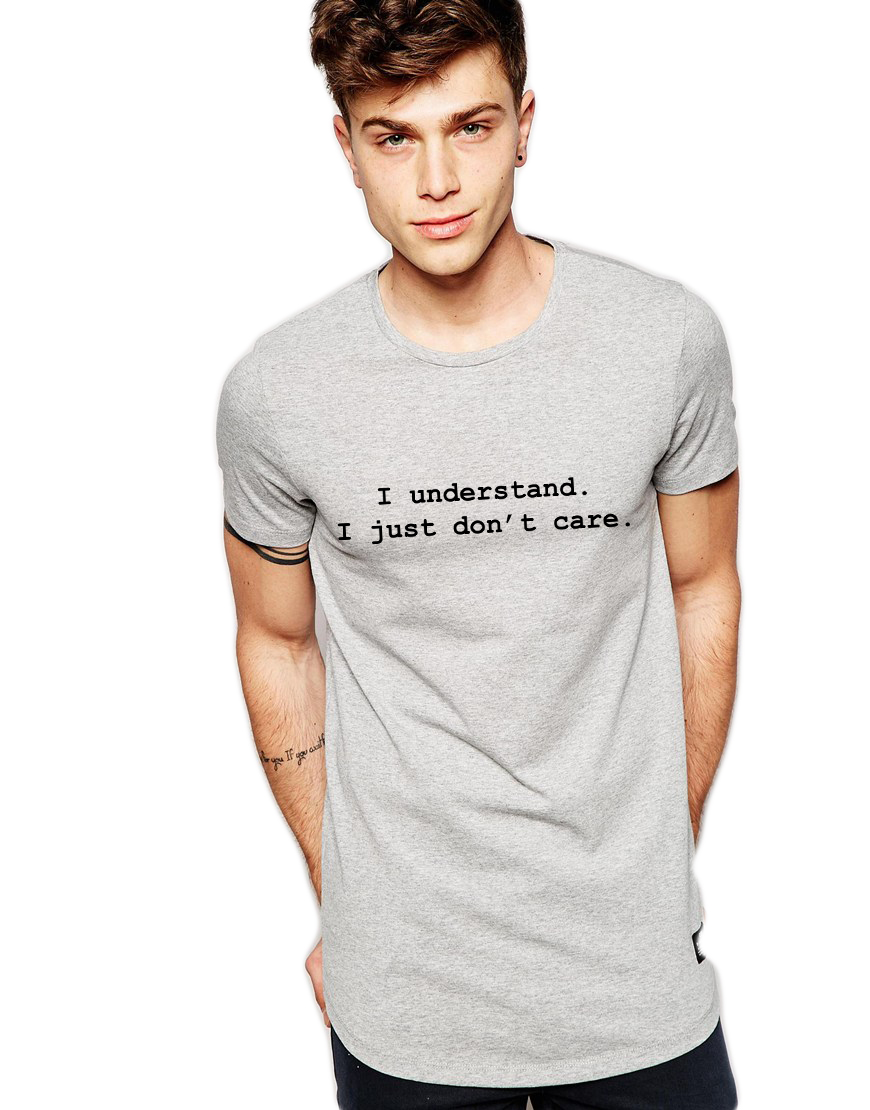 Oferte la Tricou gri barbati  - I understand