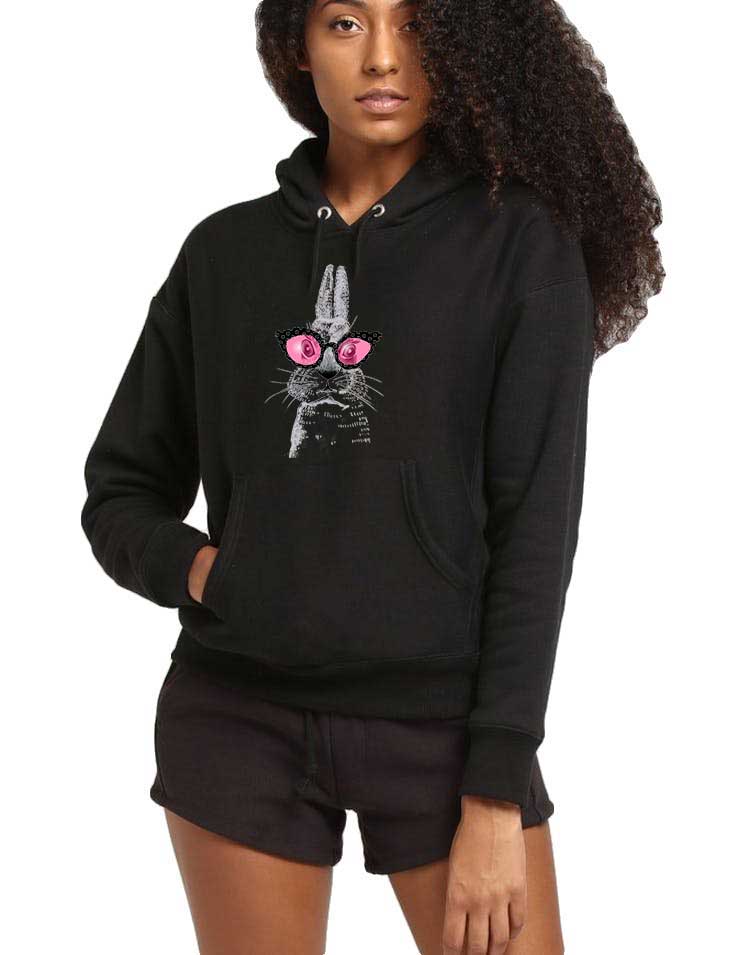 Oferte la Hanorac dama negru - Bunny Fashion