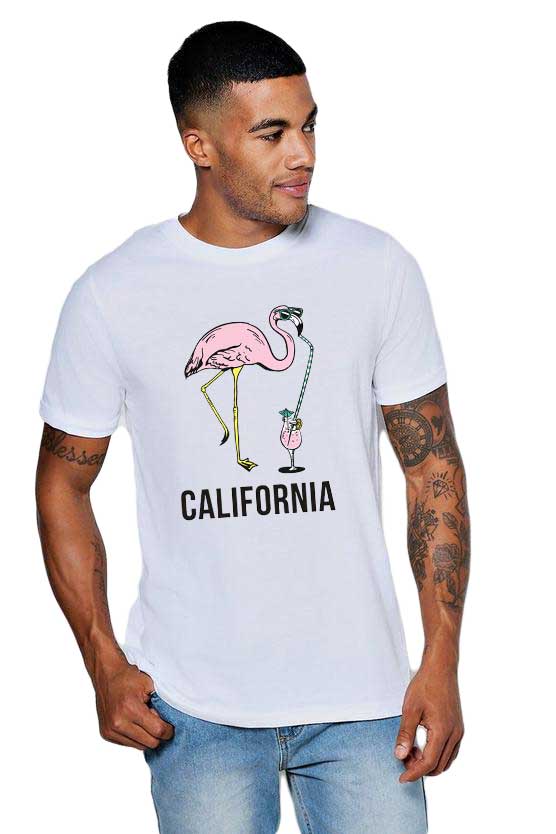 Oferte la Tricou barbati alb - California