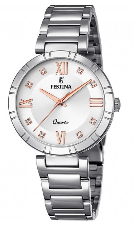 Oferte la Ceas Dama, Festina, Mademoiselle cu Cristale F16936/B