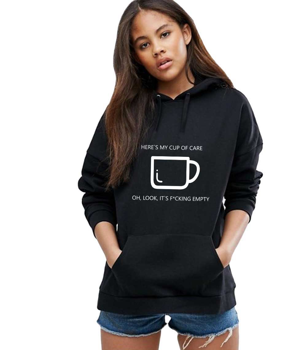 Oferte la Hanorac dama negru - Cup of care