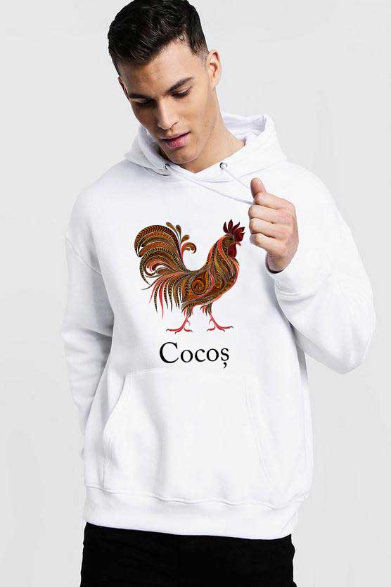 Oferte la Hanorac Barbati Alb - Cocos