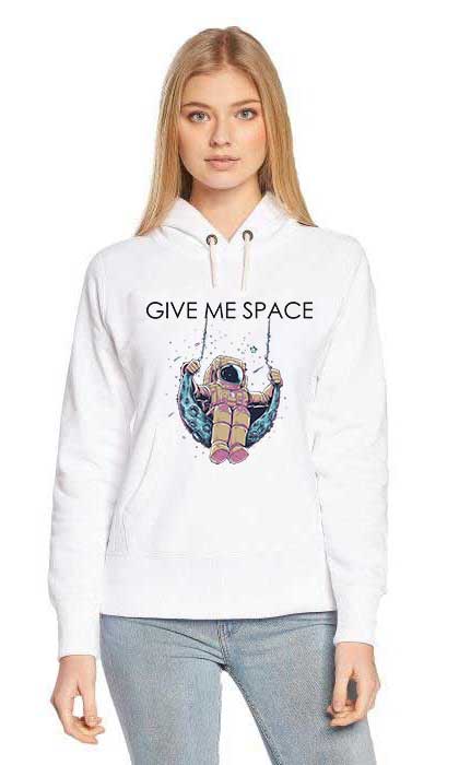 Oferte la Hanorac dama alb - Give me space