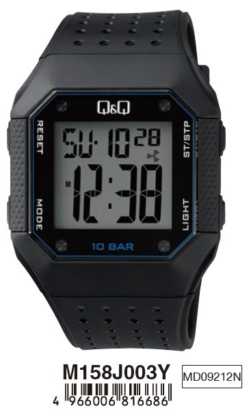 Oferte la Ceas Barbati, Q&amp;Q by Citizen, Digital M158J003Y