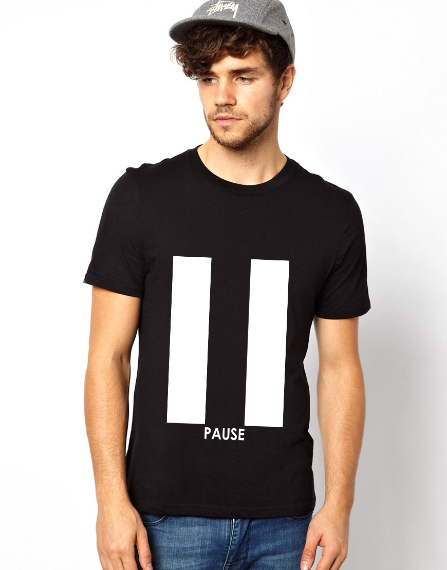 Oferte la Tricou Pause - Negru
