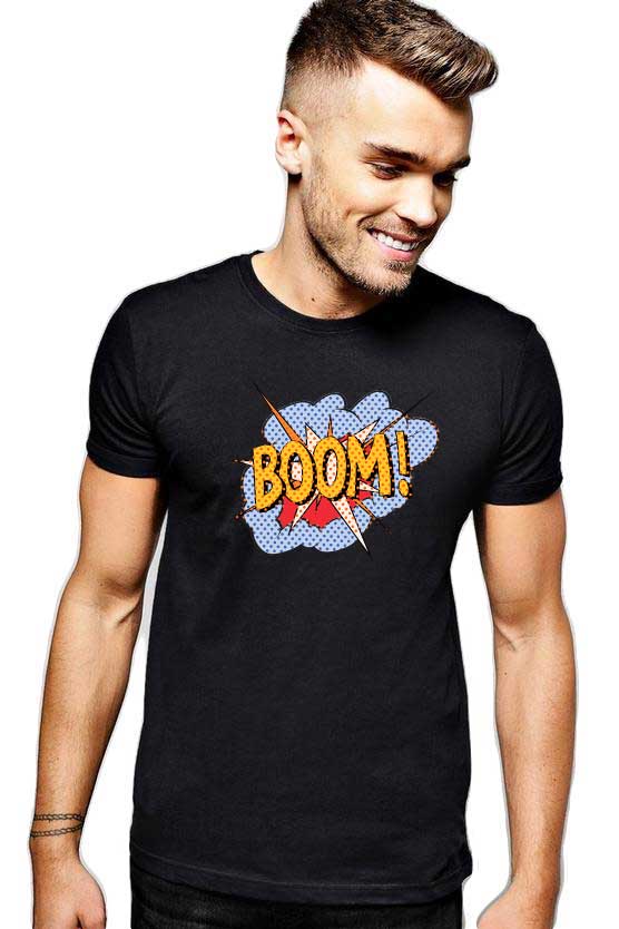 Oferte la Tricou barbati negru - Boom