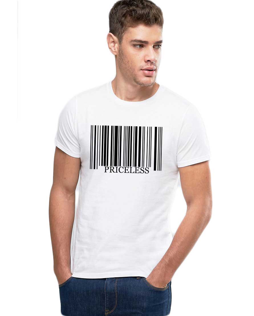 Oferte la  Tricou barbati alb - Priceless